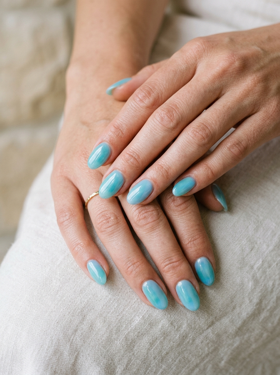 Blue Lagoon Nails